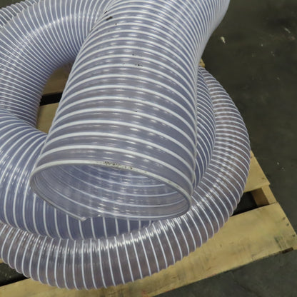 8" x 20' Wire Wound PVC Clear Duct Hose