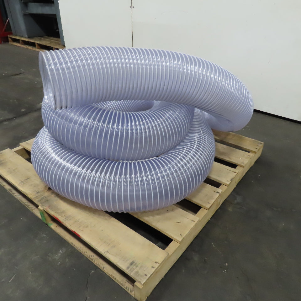 8" x 20' Wire Wound PVC Clear Duct Hose