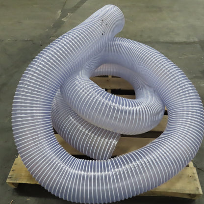 8" x 20' Wire Wound PVC Clear Duct Hose
