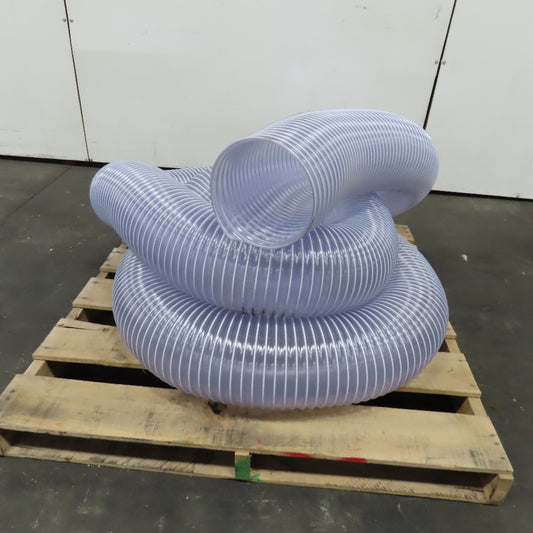8" x 20' Wire Wound PVC Clear Duct Hose