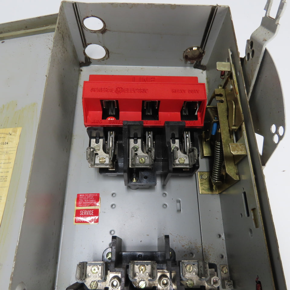 General Electric TH3362J 60A Safety Disconnect Switch 600VAC 250VDC