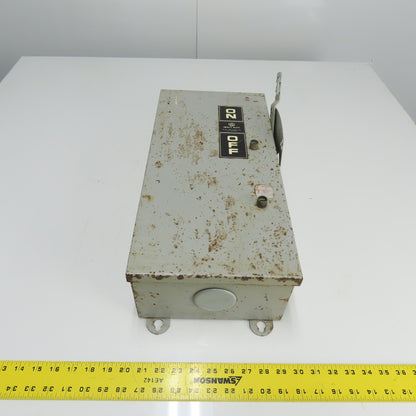 General Electric TH3362J 60A Safety Disconnect Switch 600VAC 250VDC