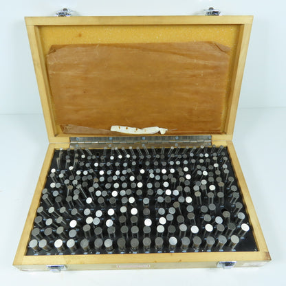 M-2 Precision Pin Gage Set .251" To .500 " (Missing 3)