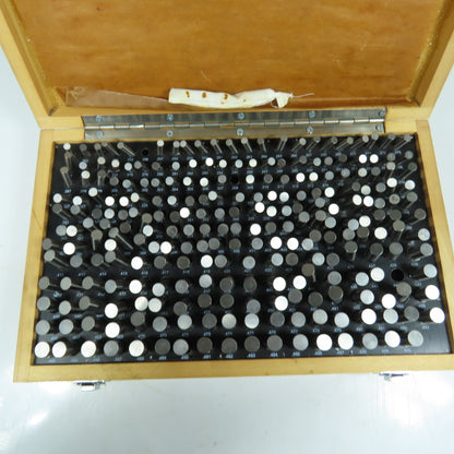 M-2 Precision Pin Gage Set .251" To .500 " (Missing 3)
