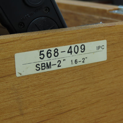 Mitutoyo SBM-2 568-409 Borematic Digital Internal Micrometer 1.6-2" W/840028