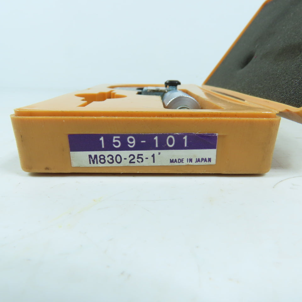 Mitutoyo M830-25-1 159-101 Combimice Outside Micrometer 0-1" Capacity .001"