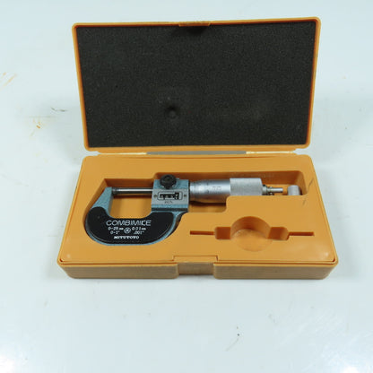 Mitutoyo M830-25-1 159-101 Combimice Outside Micrometer 0-1" Capacity .001"