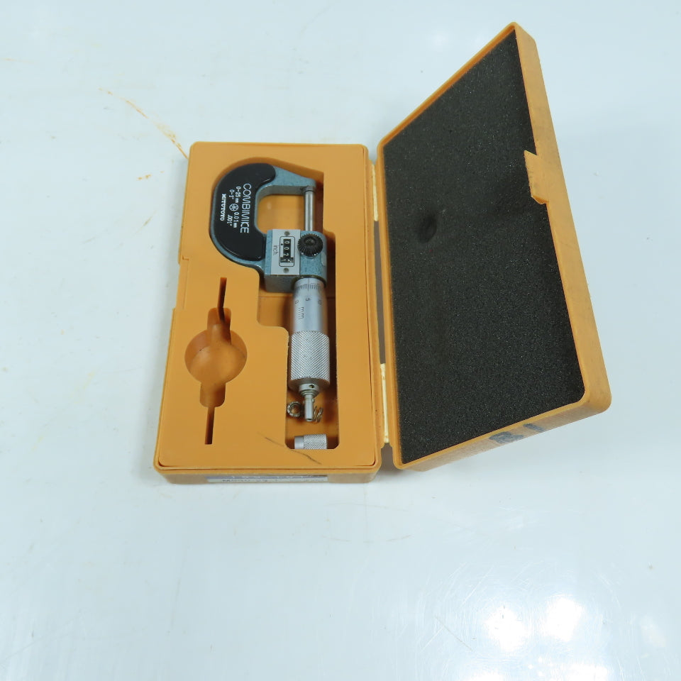 Mitutoyo M830-25-1 159-101 Combimice Outside Micrometer 0-1" Capacity .001"