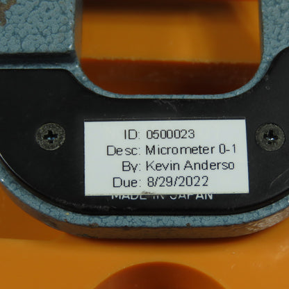 Mitutoyo M830-25-1 159-101 Combimice Outside Micrometer 0-1" Capacity .001"