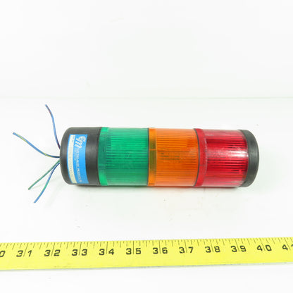 Electro Matic EMSL31VWZXX1-10 Red Amber Green Stack Light Tower 24V