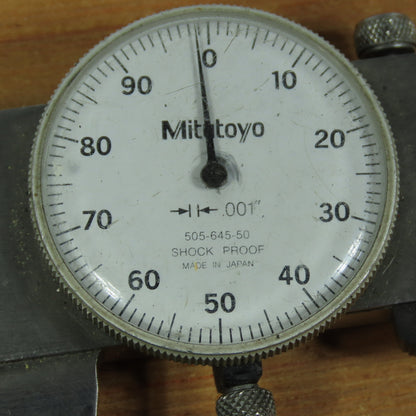 Mitutoyo 505-628-50 505-645-50 Dial Caliper 12"
