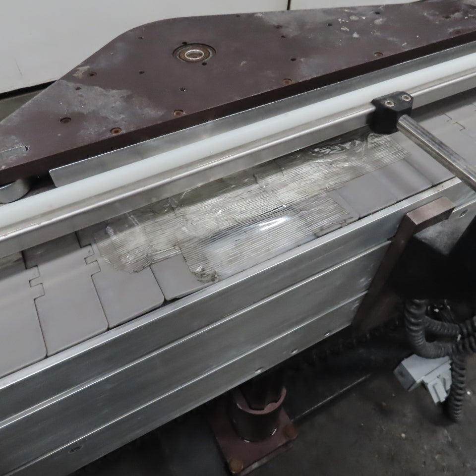 Diagraph 110LH 4-1/2" Wide x 8' Label Applicator Conveyor 115V 1Ph Missing Parts