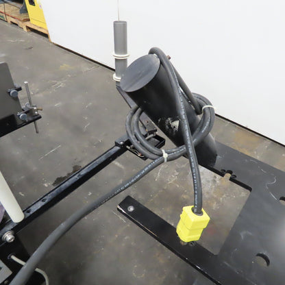 Diagraph 110LH 4-1/2" Wide x 8' Label Applicator Conveyor 115V 1Ph Missing Parts