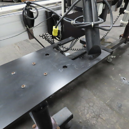 Diagraph 110LH 4-1/2" Wide x 8' Label Applicator Conveyor 115V 1Ph Missing Parts