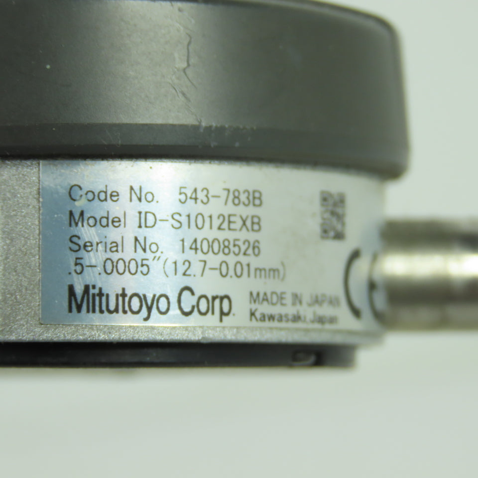 Mitutoyo 543-783B ID-S1012EXB Absolute Digimatic Indicator 0.5-0.0005"