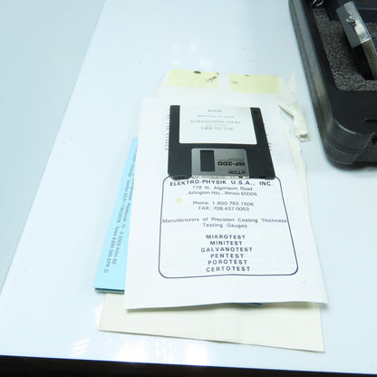 Elektro-Physik MiniTest 4000 Coating Thickness Gauge System with MiniPrint 4000