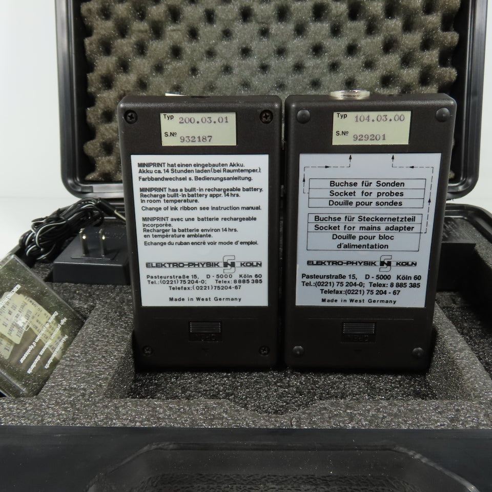 Elektro-Physik MiniTest 4000 Coating Thickness Gauge System with MiniPrint 4000
