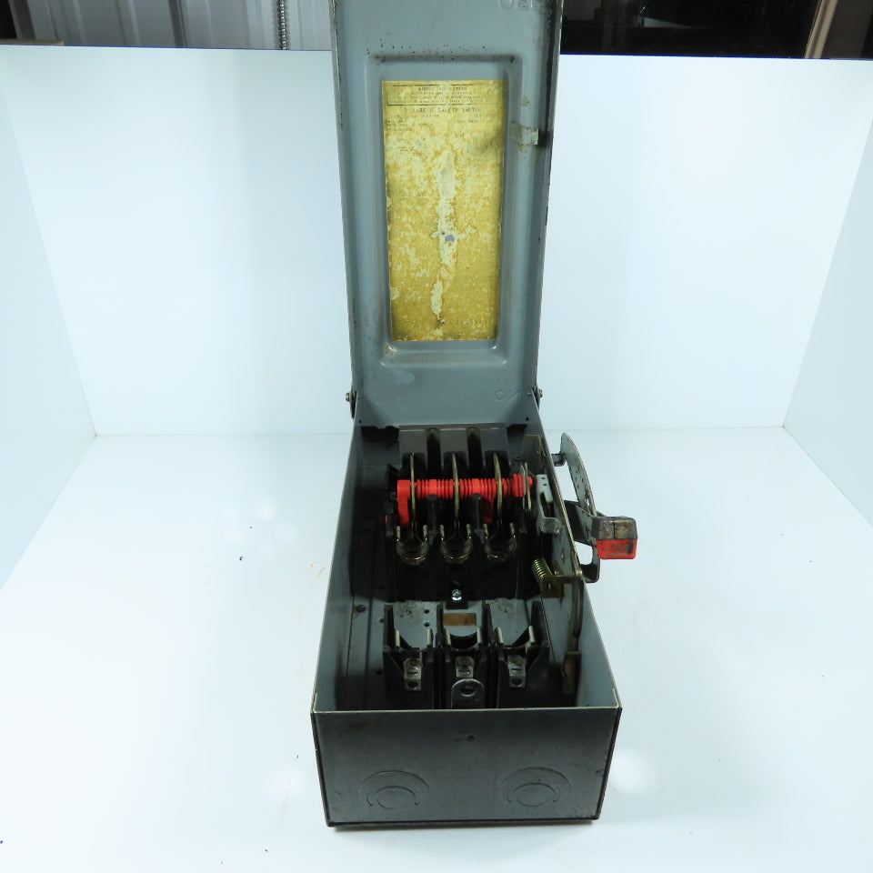 Square D H362-RB 60A 600V AC Fusible Safety Switch Type 3R Enclosure