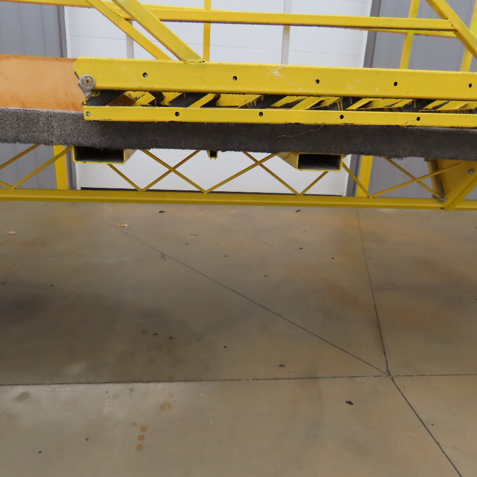 36" x 33' Forklift Assist Work Platform Scaffold 42"-77" Work Height W/ Stairs