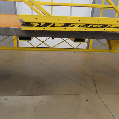 36" x 33' Forklift Assist Work Platform Scaffold 42"-77" Work Height W/ Stairs