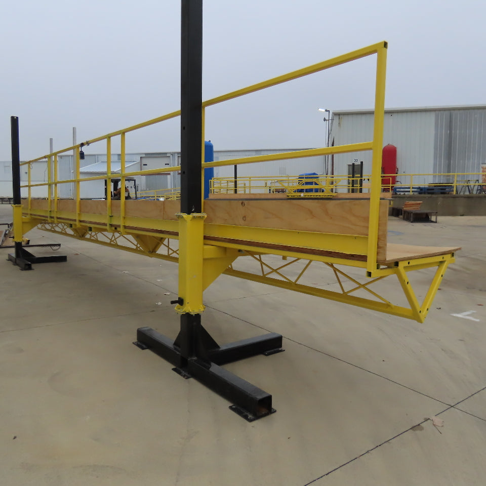 36" x 33' Forklift Assist Work Platform Scaffold 42"-72" Work Height