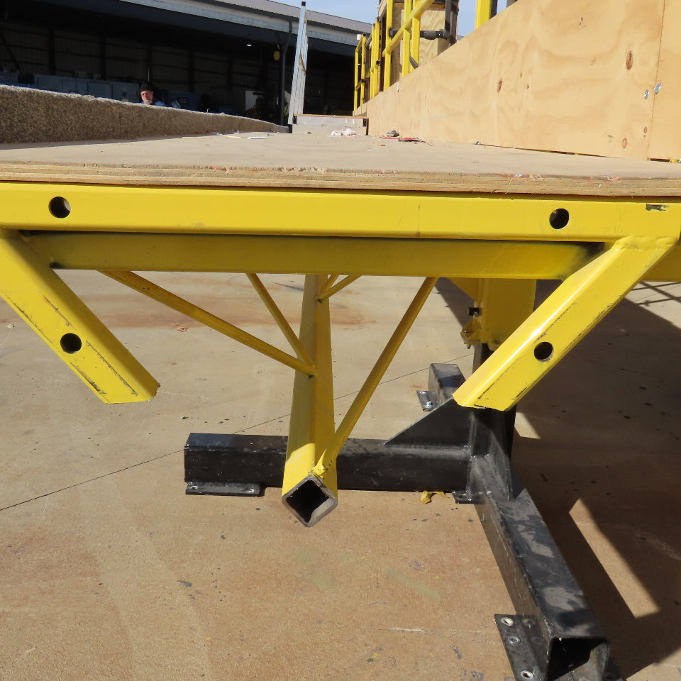 36" x 33' Forklift Assist Work Platform Scaffold 42-72" Working Height 9' Bay
