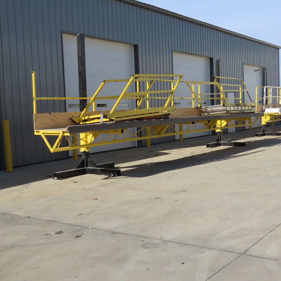 36" x 33' Forklift Assist Work Platform Scaffold 42-72" Working Height 9' Bay