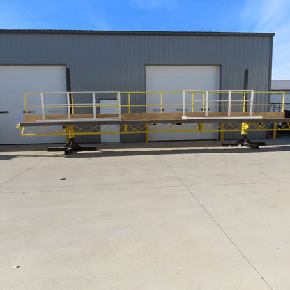 36" x 33' Forklift Assist Work Platform Scaffold 42-72" Working Height 9' Bay