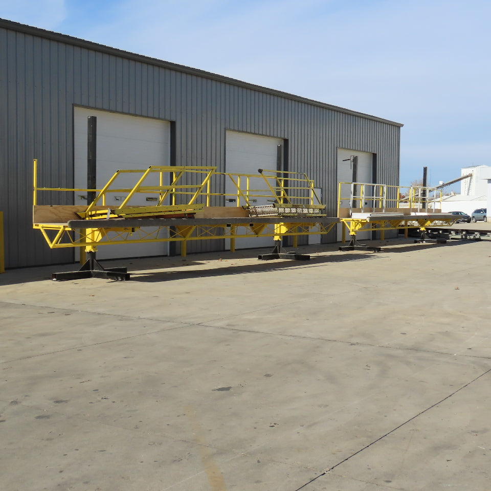 36" x 33' Forklift Assist Work Platform Scaffold 42-72" Working Height 9' Bay