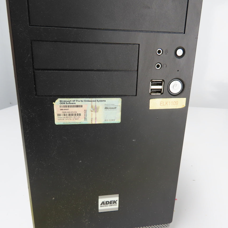 Adek industrial Computers Model MT-B Windows XP Pro
