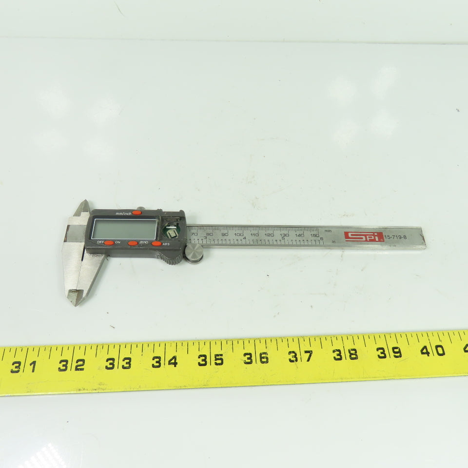 SPI 15-719-8 Electronic Dial Caliper 0-6" 0-150mm