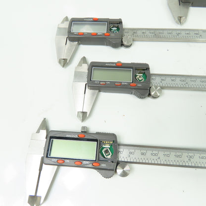 SPI 15-719-8 Electronic Dial Caliper 0-6" 0-150mm Lot Of 7 (For Parts Or Repair)
