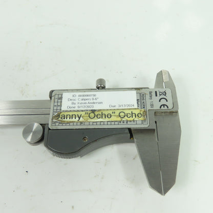 SPI 14-792-6 Electronic Dial Caliper 0-6" 0-150mm