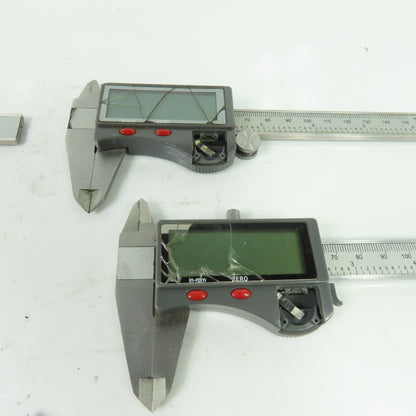 SPI 15-719-8 Electronic Dial Caliper 0-6" 0-150mm Lot Of 6 (For Parts Or Repair)