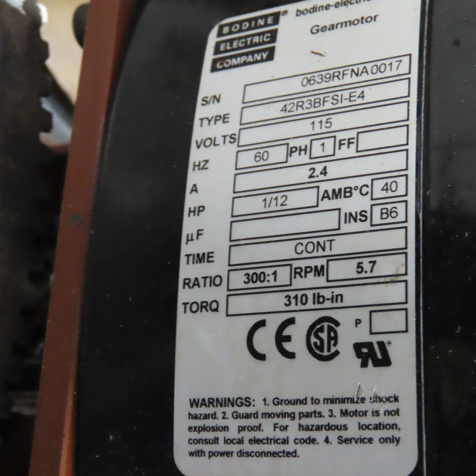 Conair Franklin Compu-Dry CD1000 Desiccant Carousel 115V 1Ph 1/12 Hp