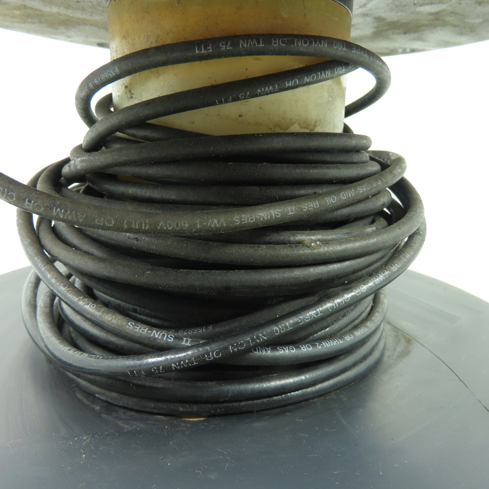 8AWG AWM/THHN/THWN-2 Black Stranded Copper Wire 600V 32'