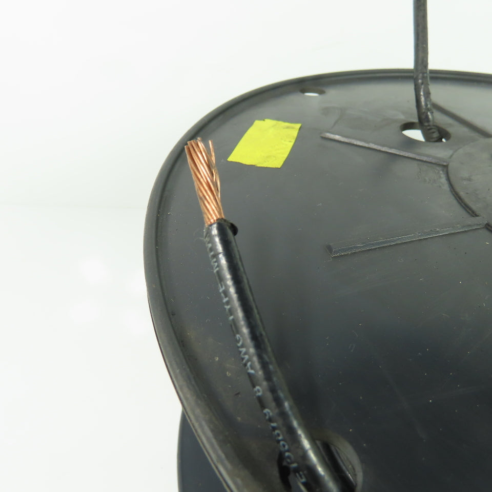 8AWG AWM/THHN/THWN-2 Black Stranded Copper Wire 600V 32'