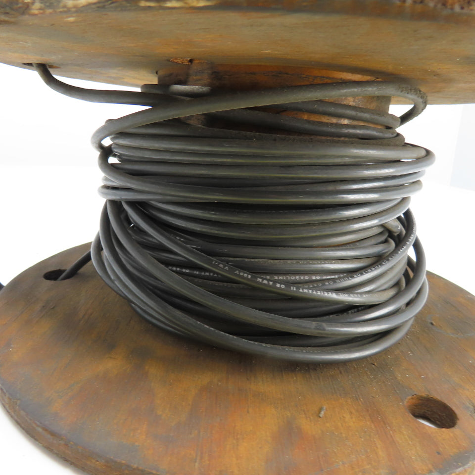 8AWG MTW/THHN/THWN-2 Black Stranded Copper Wire 600V 68'
