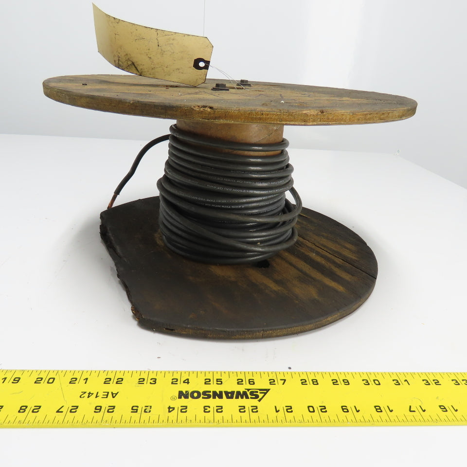 4AWG MTW/THHN/THWN Black Stranded Copper Wire 600V 25'
