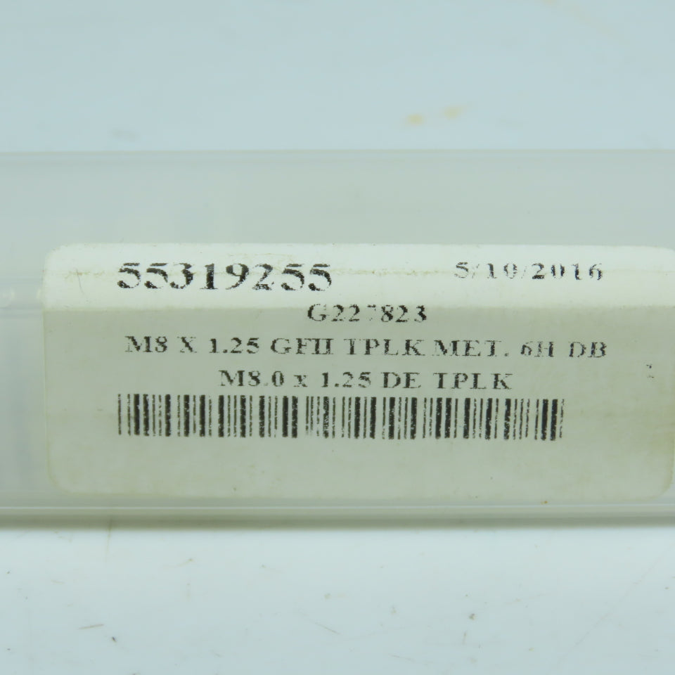 GF Gage 55319255 Thread Plug Gage GO NOGO M8.0 x 1.25-6H