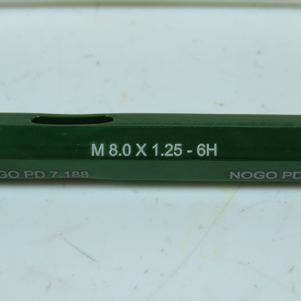 GF Gage 55319255 Thread Plug Gage GO NOGO M8.0 x 1.25-6H