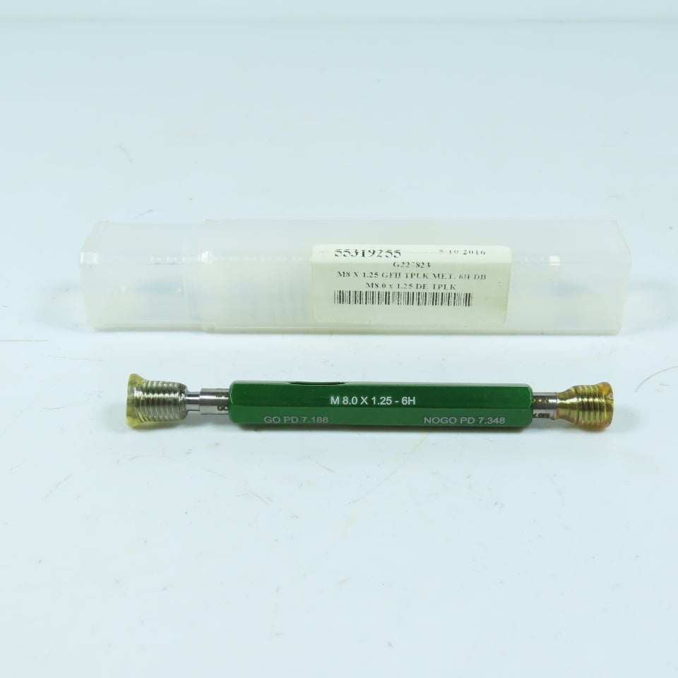 GF Gage 55319255 Thread Plug Gage GO NOGO M8.0 x 1.25-6H