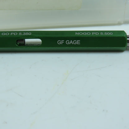 GF Gage 55319230 Taper Lock Thread Plug Gage GO NOGO M6 x 1.0-6H