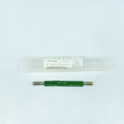 GF Gage 55319230 Taper Lock Thread Plug Gage GO NOGO M6 x 1.0-6H