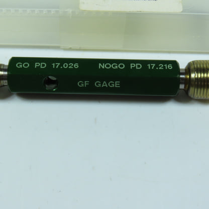 GF Gage 55319438 Double Ended Thread Plug Gage GO NOGO M18 x 1.5-6H TPLK