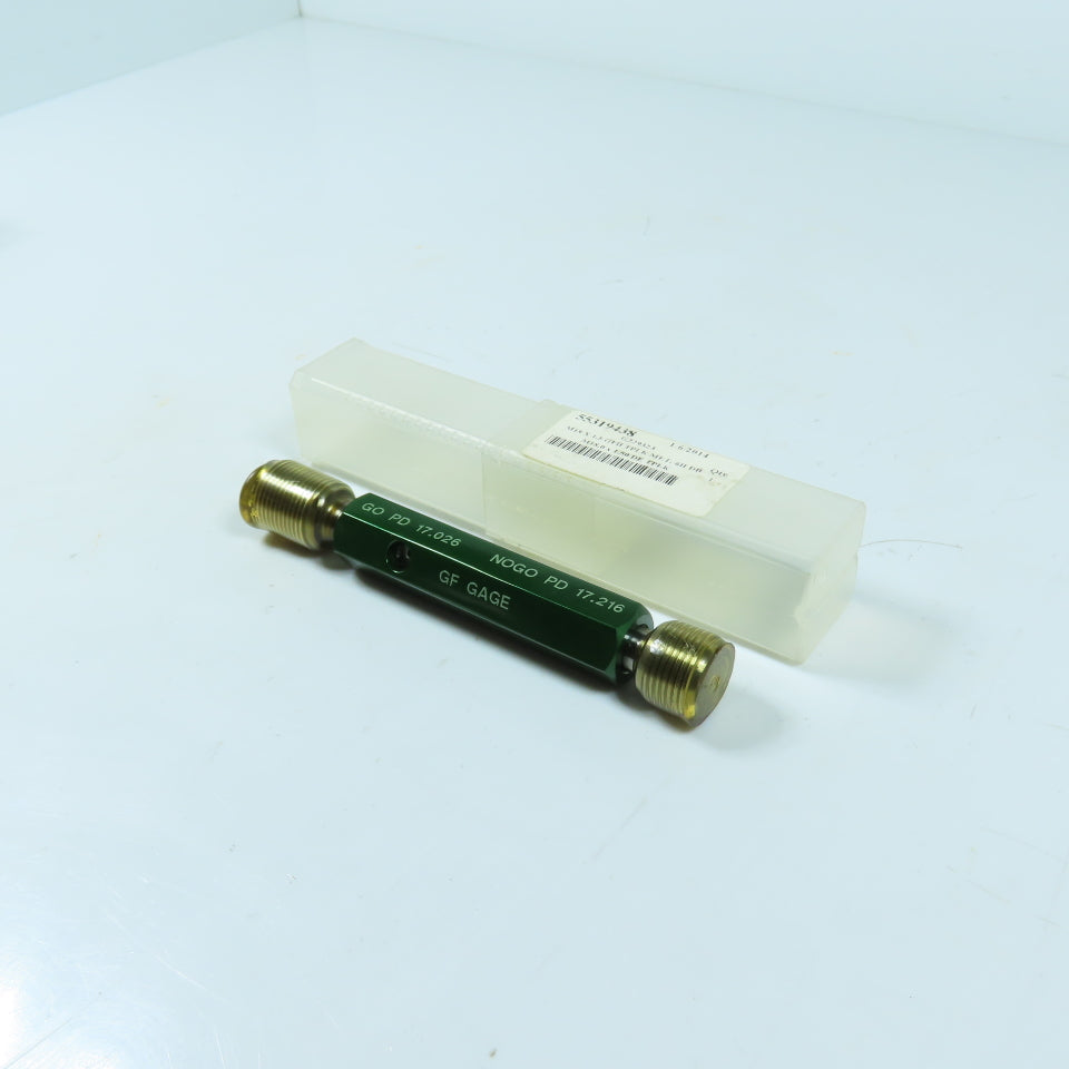 GF Gage 55319438 Double Ended Thread Plug Gage GO NOGO M18 x 1.5-6H TPLK
