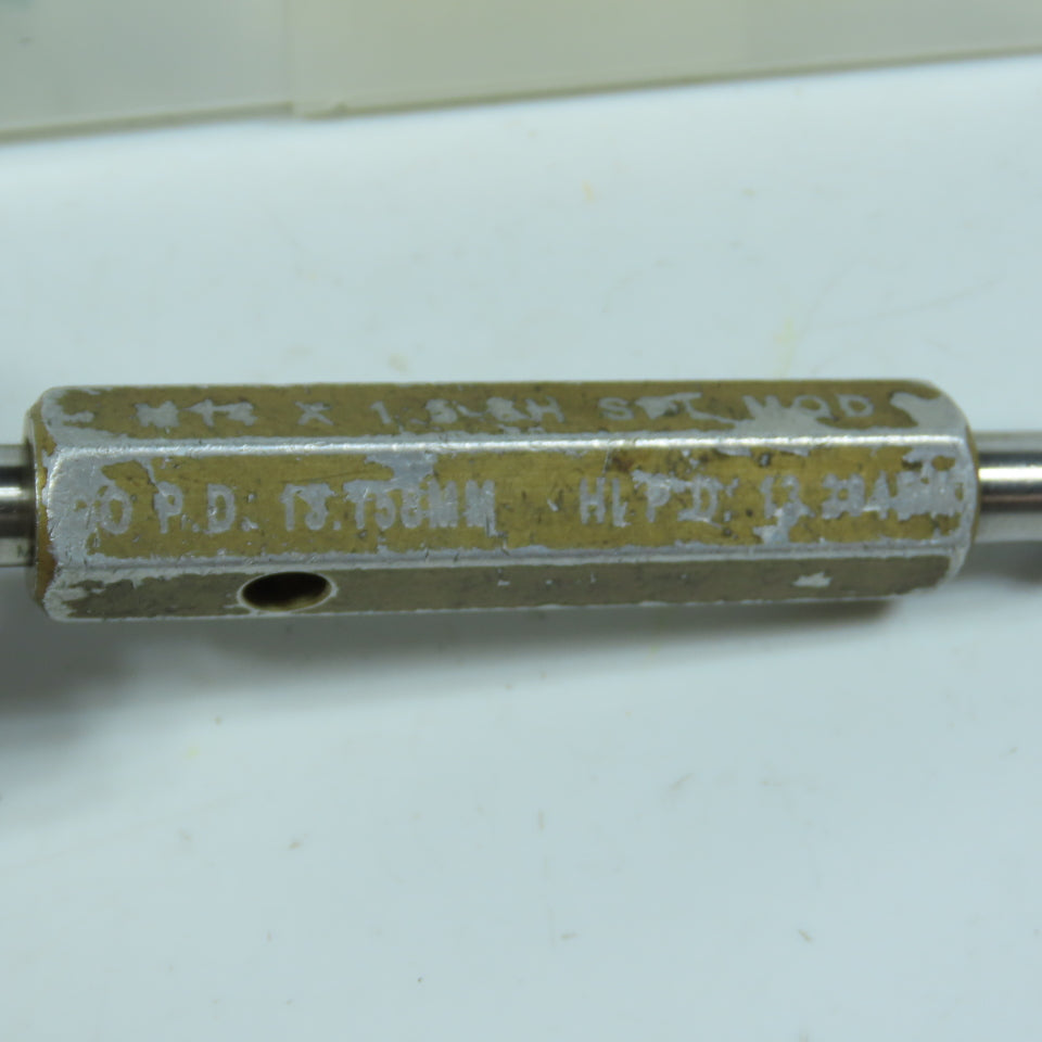 Thread Check Inc. Double Ended Thread Plug Gage GO NOGO M12 x 1.5-6H