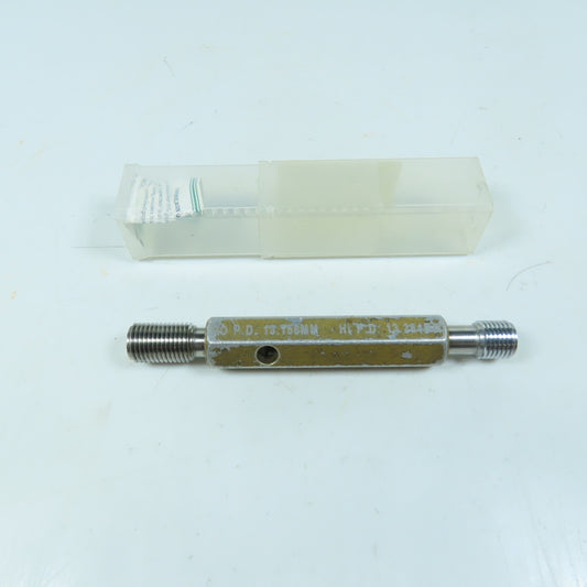 Thread Check Inc. Double Ended Thread Plug Gage GO NOGO M12 x 1.5-6H