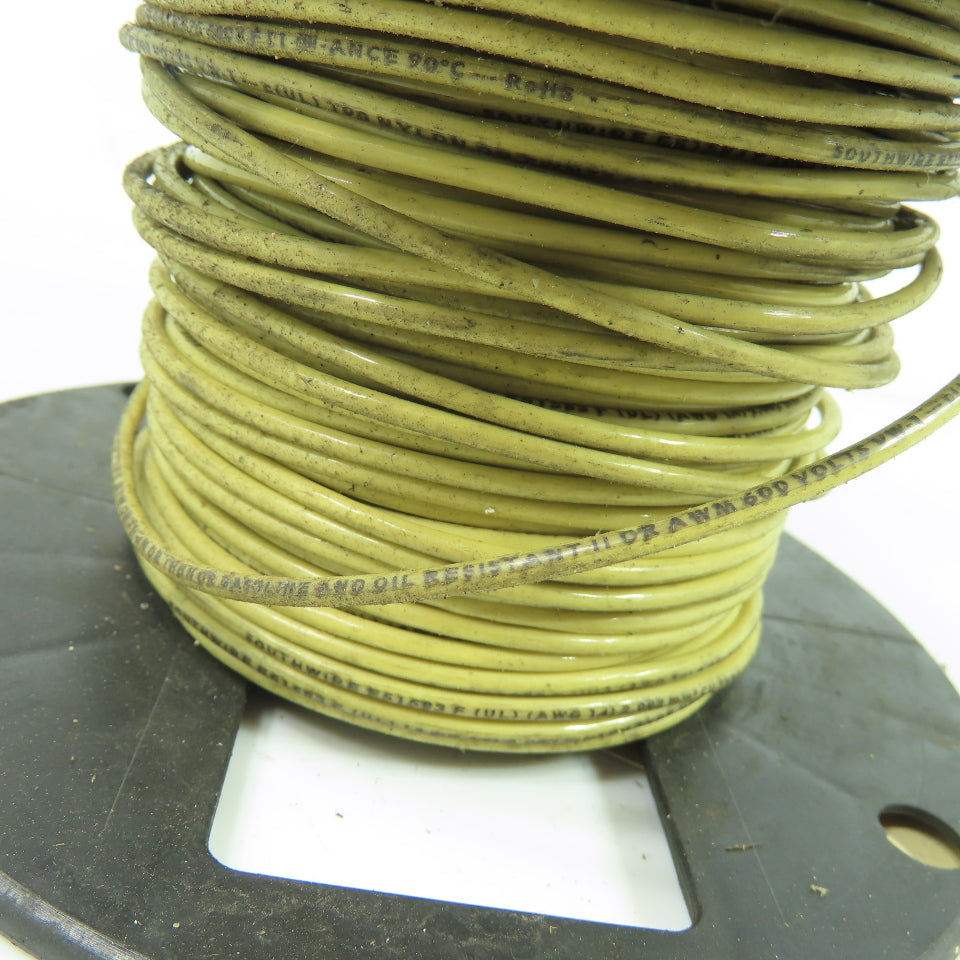 Southwire 14AWG THHN Yellow Stranded Copper Wire 600V 266'