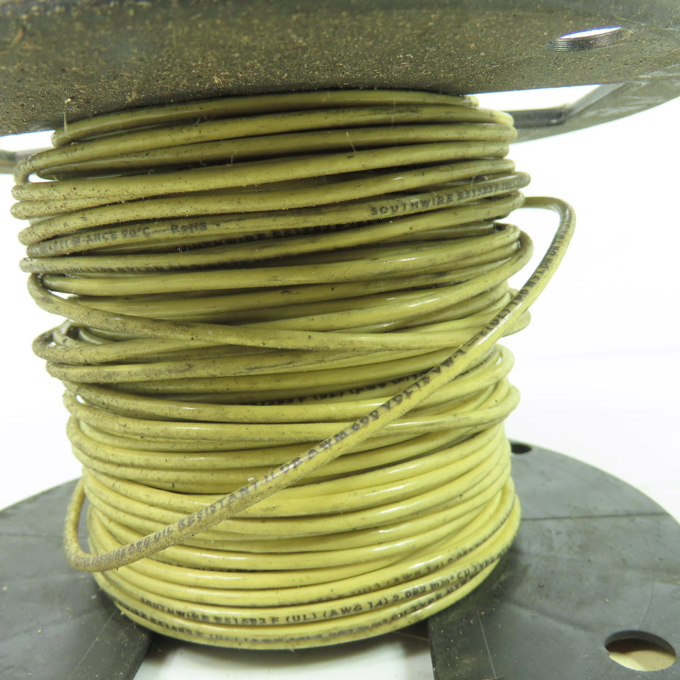 Southwire 14AWG THHN Yellow Stranded Copper Wire 600V 266'